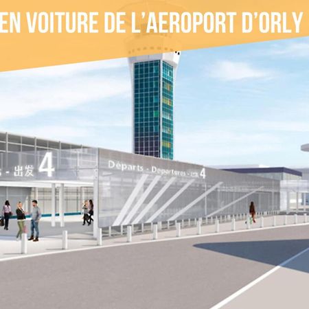 Le Cosy Yellow Appartement Lumineux A 5 Min De La Gare D'Evry Avec Parking Gratuit Courcouronnes Exterior foto
